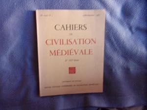 Cahiers de civilisation médiévale IX ème année