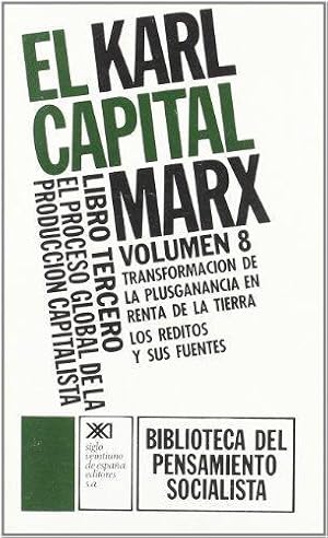 Imagen del vendedor de El Capital Volumen 8, Libro Tercero a la venta por lisarama