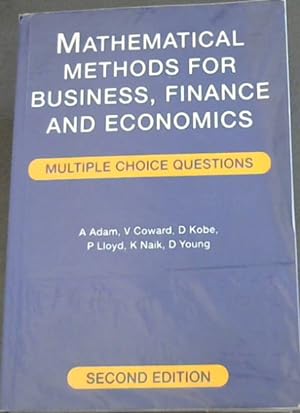 Seller image for Mathematical Methods For Business, Finance and Economics - Multiple choice questions for sale by Chapter 1