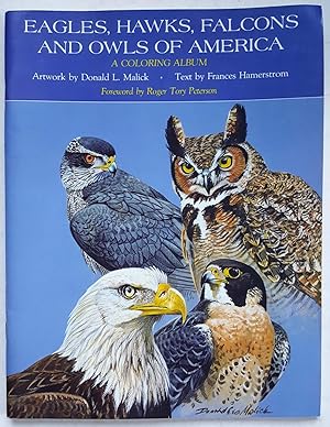 Imagen del vendedor de Eagles, Hawks, Falcons and Owls of America: A Coloring Album a la venta por Shoestring Collectibooks