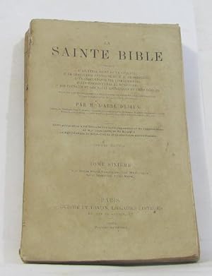 Seller image for La sainte bible tome sixime for sale by crealivres