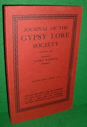 Imagen del vendedor de JOURNAL OF THE GYPSY LORE SOCIETY THIRD SERIES Vol XLVII Parts 3-4 a la venta por booksonlinebrighton