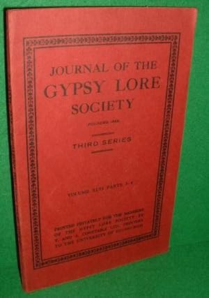 Imagen del vendedor de JOURNAL OF THE GYPSY LORE SOCIETY THIRD SERIES Vol XLVI Parts 3-4 a la venta por booksonlinebrighton