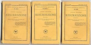 Resurrezione - In tre volumi, Biblioteca Amena n. 694, 695 e 695 bis