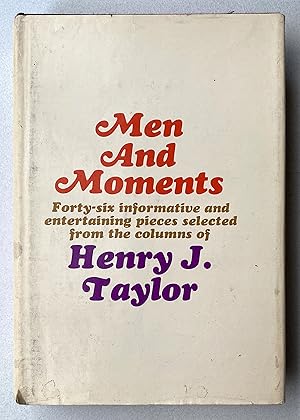 Seller image for Men and Moments for sale by Light and Shadow Books