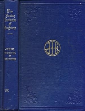 Imagen del vendedor de The Junior Institution of Engineers. Journal and Record of Transactions. Volume LXV, 1954 - 55 a la venta por Barter Books Ltd