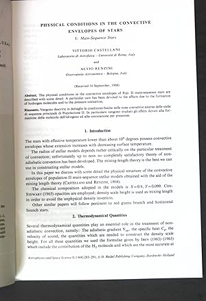 Bild des Verkufers fr Physical conditions in the convective envelopes of stars; zum Verkauf von books4less (Versandantiquariat Petra Gros GmbH & Co. KG)