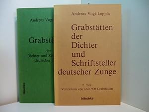 Imagen del vendedor de Grabsttten der Dichter und Schriftsteller deutscher Zunge. Band 1 und Band 2 a la venta por Antiquariat Weber