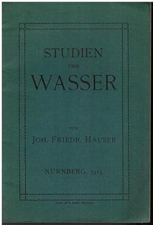 Studien über Wasser.