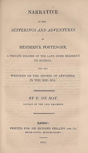 Narrative of Thirty-Four Years Slavery and Travels [Bound with:] De May, R. Narrative of the Suff...