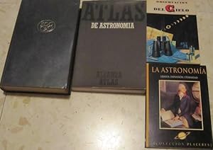 Seller image for ATLAS DE ASTRONOMIA ( HERRMANN) + LA ASTRONOMIA (J. HERRMANN) + OBSERVACIN DEL CIELO (NEWTON MAYALL Y OTROS) + LA ASTRONOMIA. LEJANIA, EXPANSIN, ETERNIDAD (AAVV) [4 LIBROS] for sale by Libros Dickens