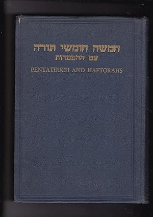 THE PENTATEUCH AND HAFTORAHS Hebrew text, English translation and commentary [Volume One only (Ge...