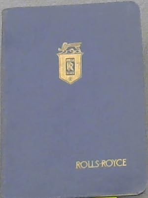 Bild des Verkufers fr Rolls-Royce Conversion Tables: Factors, Basic Units and Definitions zum Verkauf von Chapter 1
