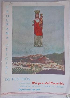 Antiguo Folleto - Old Brochure : PROGRAMA OFICIAL DE FESTEJOS, CORBERA 1960