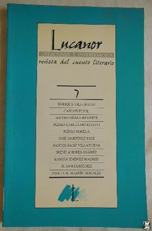 Seller image for LUCANOR. Creaciones e investigacin. Revista del cuento literario. N 7, Mayo 1992 for sale by LIBRERA MAESTRO GOZALBO