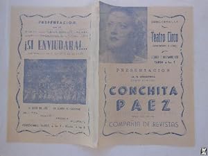 Folleto Publicidad - Advertising Brochure : CONCHITA PAEZ. Zaragoza