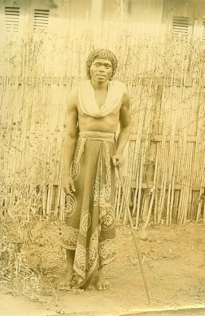 Madagascar Sakalava Man Old Photo Ramahandry 1910'