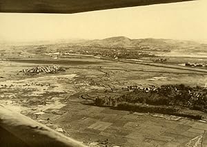 Aerial View of Madagascar near Tananarive? Old Photo 1937