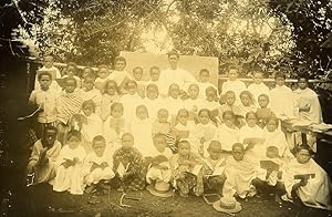 Madagascar Tananarive Official School Children Students Photo Ramahandry 1910'