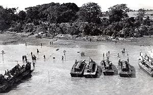 WWII Burma Campaign Sittwe Capture of Akyab old Photo 1945
