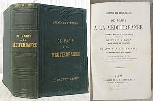 Imagen del vendedor de De PARIS  la MDITERRANE/ Guide Joanne & Ferrand Illustr / Librairie Hachette 1867 a la venta por Art et Collections