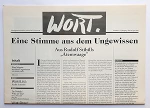 Wort / Wort. - Arbeitsgemeinschaft der Autoren im Literaturcafé (Laboe / Kiel) - Imke Liegmann. H...