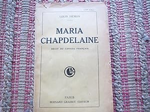 Seller image for MARIA CHAPDELAINE: Rcit Du Canada Francais. for sale by Come See Books Livres