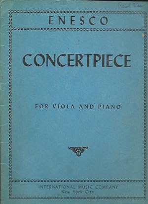 Immagine del venditore per Concertpiece for Viola and Piano (International Music Company No. 1052) venduto da Bookfeathers, LLC