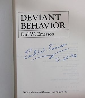 Seller image for Deviant Behavior for sale by Light and Shadow Books