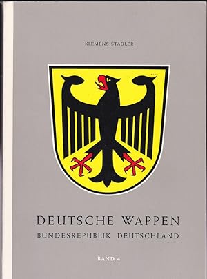 Imagen del vendedor de Deutsche Wappen, Bundesrepublik, Band 4 : Die Gemeindewappen des Freistaates Bayern 1. Teil A-L a la venta por Versandantiquariat Karin Dykes