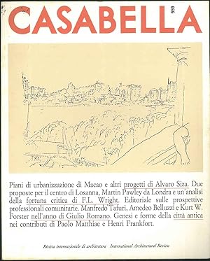 Casabella. Rivista internazionale di architettura. International Architectural Review. N. 559, an...