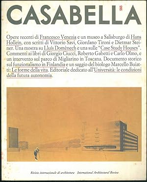 Casabella. Rivista internazionale di architettura. International architectural review. N. 566, an...