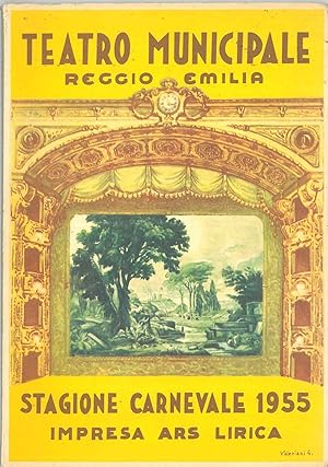 Teatro municipale di Reggio Emilia. Stagione carnevale 1955. Impresa Ars Lirica