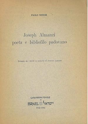 Joseph Almanzi poeta e bibliofilo padovano. Estratto da "scritti in memoria di Federico Luzzatto