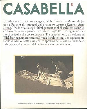 Casabella. Rivista internazionale di architettura. International architectural review. N. 577, an...