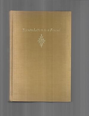 Seller image for TWENTY LETTERS TO A FRIEND. Translated By Priscilla Johnson Macmillan for sale by Chris Fessler, Bookseller