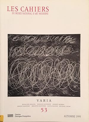 Les Cahiers du Musée National d'Art Moderne 53 Automne 1995 Varia