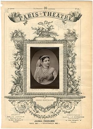 Quinet Alexandre, Paris-Théâtre, Céline Montaland (1843-1891), actrice