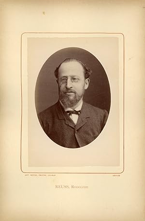 Ant. Meyer, Photog. Colmar, Rodolphe Ernest Reuss (1841-1924), historien français