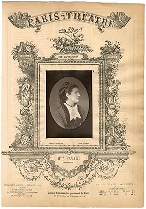 Lemercier, Paris-Théâtre, Marie Favart née Pierrette Ignace Pingaud (1833-1908), actrice