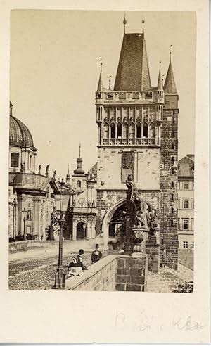 Tchécoslovaquie, Prague, le pont Charles