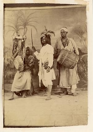 Maghreb, Types en costumes traditionnels, ca.1880, vintage albumen print