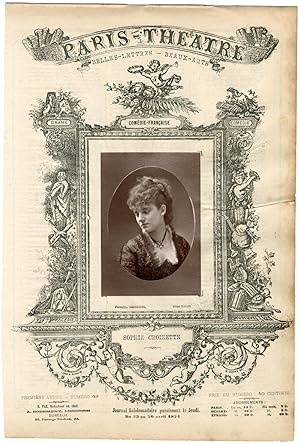 Lemercier, Paris-Théâtre, Sophie Alexandrine Croizette (1847-1901), actrice