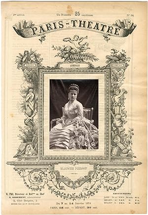 Lemercier, Paris-Théâtre, Blanche Adeline Pierson (1842-1919), actrice