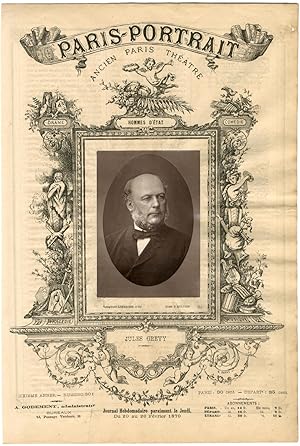 Lemercier, Paris-Portrait, François-Judith-Paul Grévy dit Jules Grévy (1807-1891), homme d'état f...