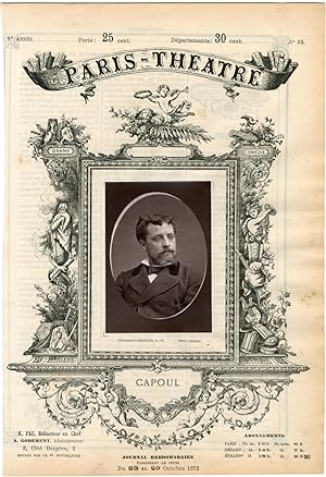Lemercier, Paris-Théâtre, Joseph-Amédée-Victor Capoul (1839-1924), chanteur