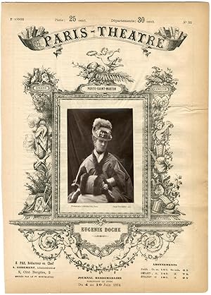 Lemercier, Paris-Théâtre, Eugénie Doche née Marie-Charlotte-Eugénie de Plunkett (1821-1900), actrice