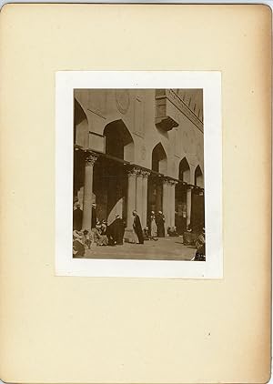 Lekegian, Egypte, Mosquée El Azbar, ca.1900 argentique