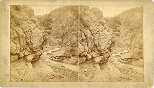 STEREO, États-Unis, Platte Canyon, Colorado, vintage albumen print