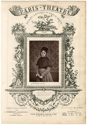 Quinet Alexandre, Paris-Théâtre, Emilie Broisat (1846-1921),actrice